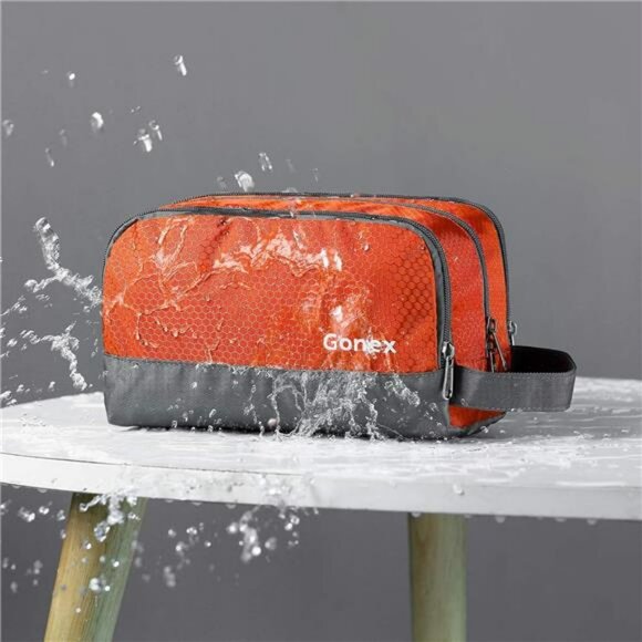 Travel toiletry bag dopp kit shaving bag water resistant nylon cosmetic organize - Picture 2 of 7